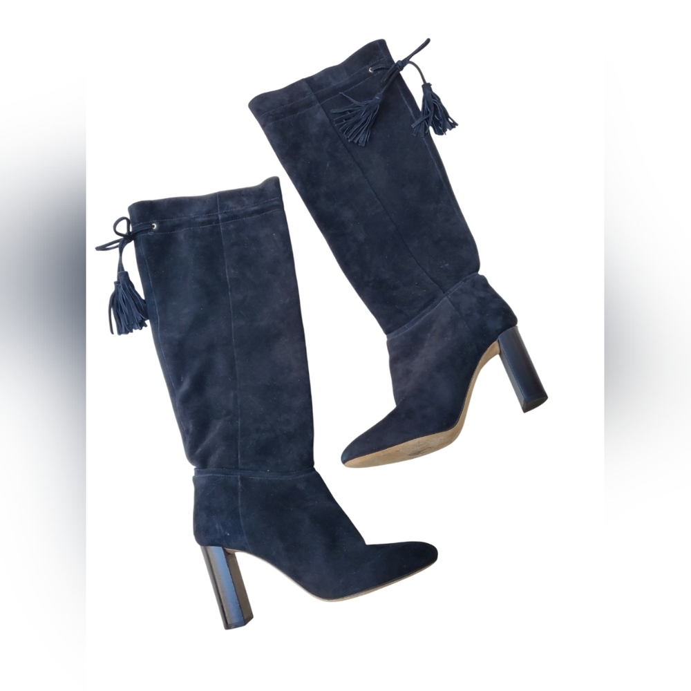 Kate Spade Hazel Kid Suede Tassel Boots